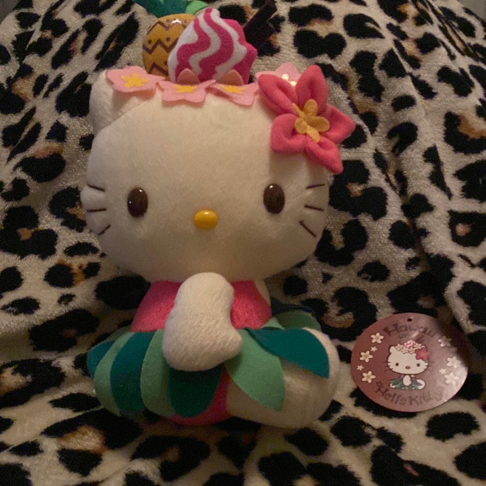 Selling Hawaiian hello kitty from Sanrio.